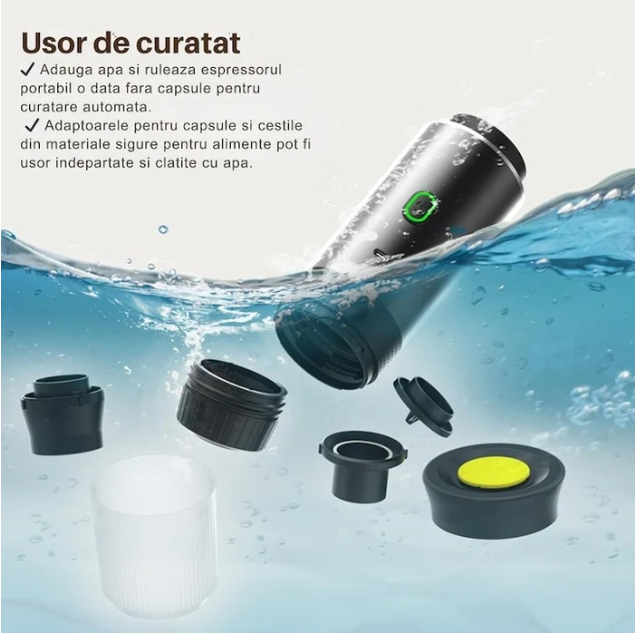 BrewGo™ – Espressor Portabil 3-în-1