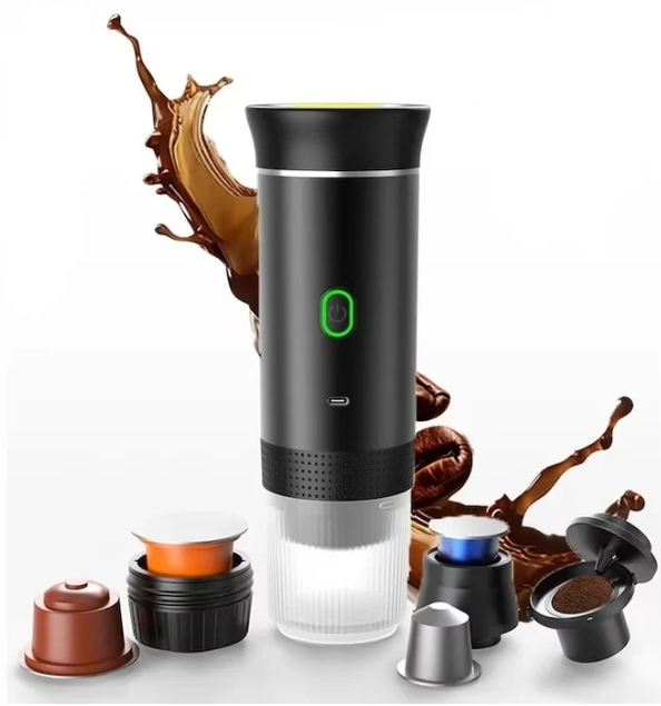 BrewGo™ – Espressor Portabil 3-în-1