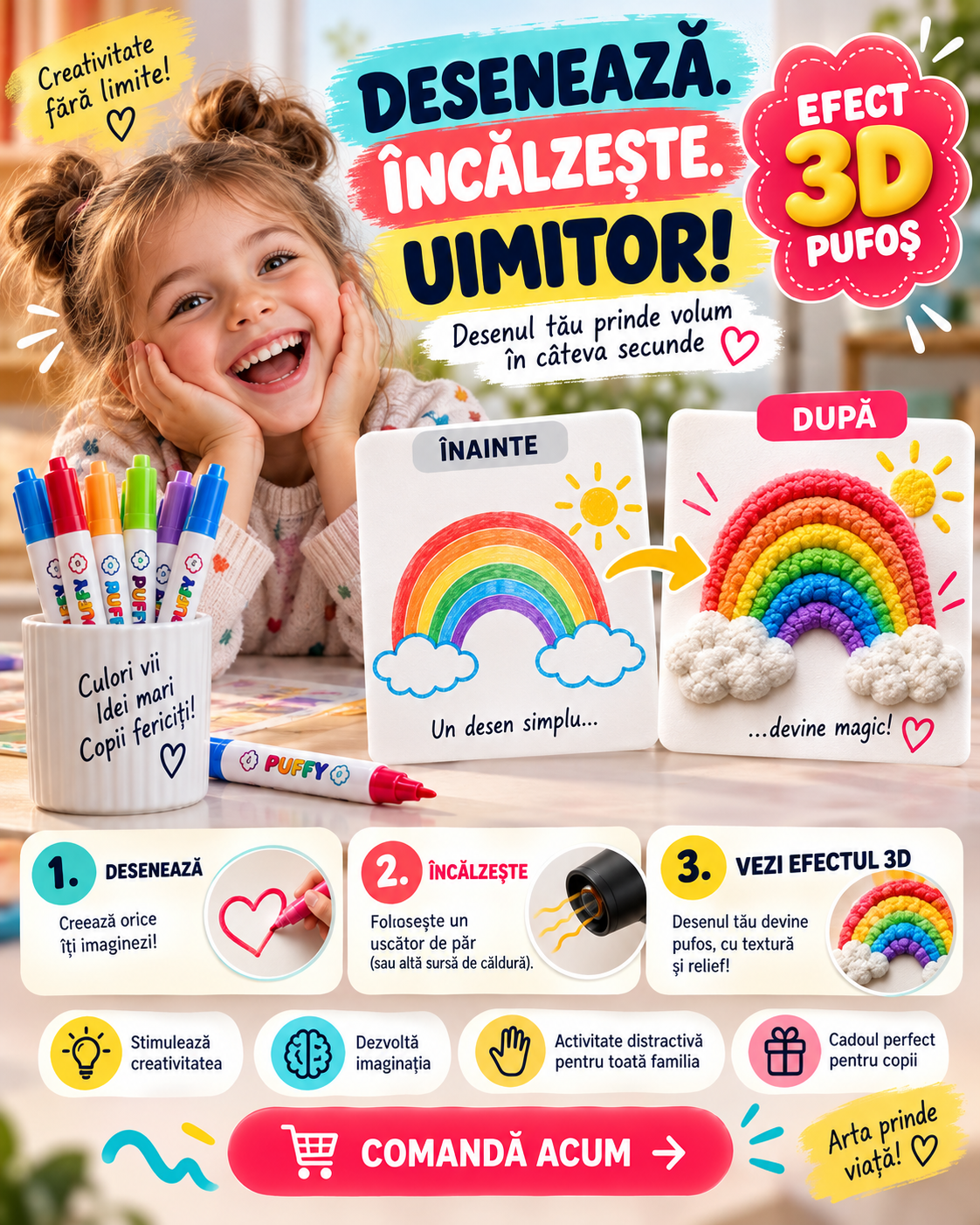 2x Seturi de Markere 3D - la pret de 1