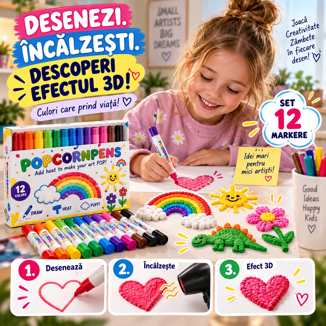 2x Seturi de Markere 3D - la pret de 1