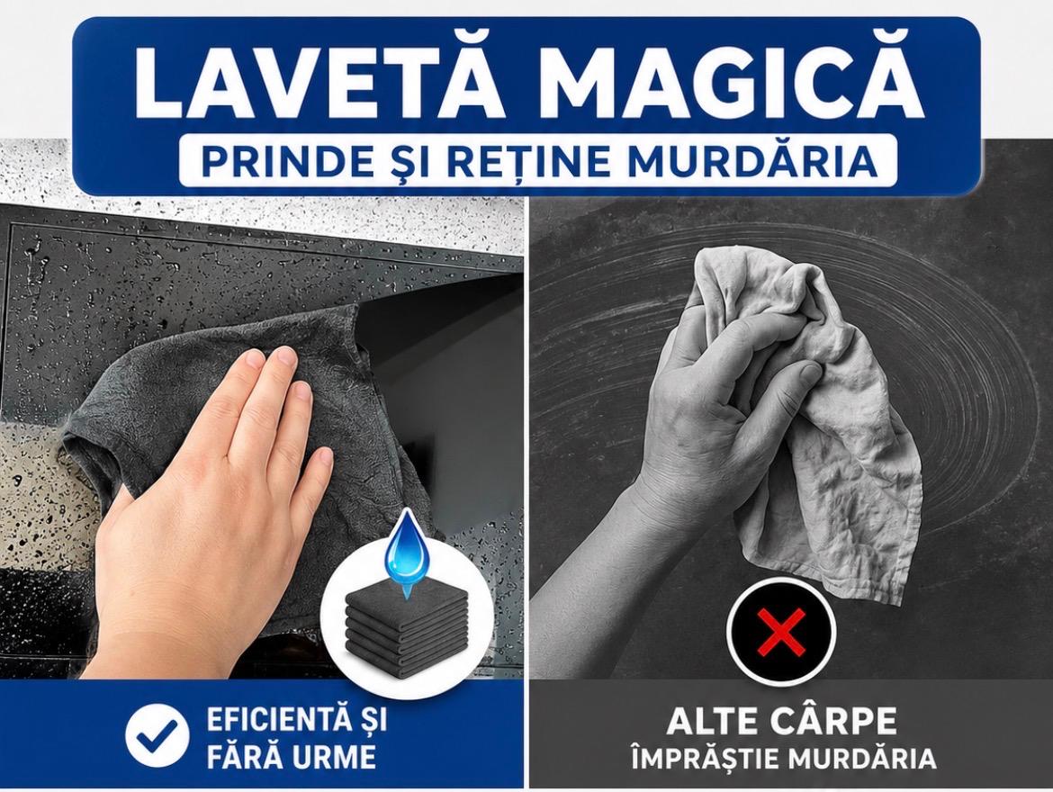 Set 6 Lavete Magice din Microfibră Premium XXL (5 + 1 GRATIS)