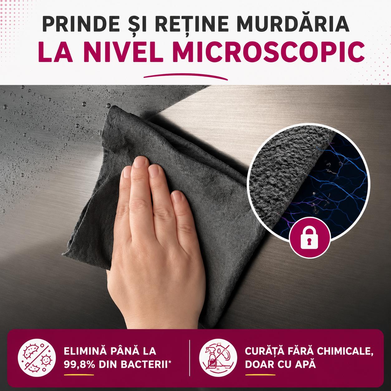 Set 6 Lavete Magice din Microfibră Premium XXL (5 + 1 GRATIS)