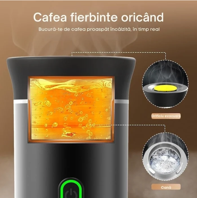BrewGo™ – Espressor Portabil 3-în-1